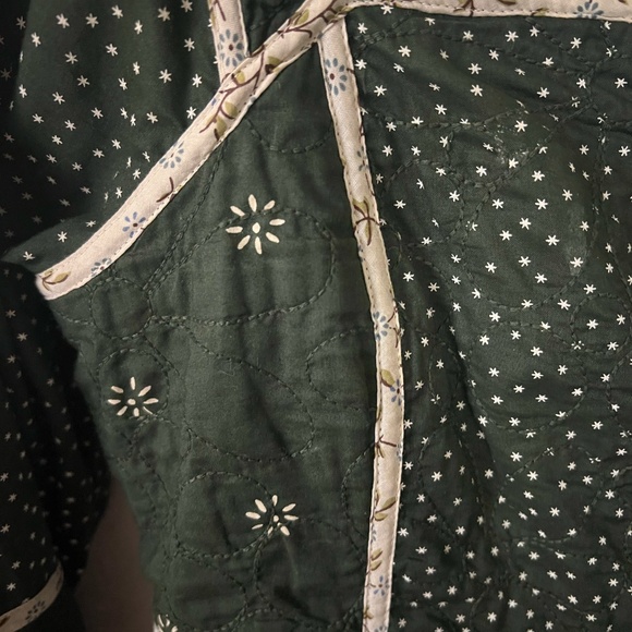 Madewell Green Patchwork Mini Dress | Size 4 - Picture 5 of 12